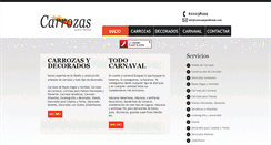 Desktop Screenshot of carrozasparafiestas.com